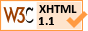 Valid XHTML 1.1 Strict!